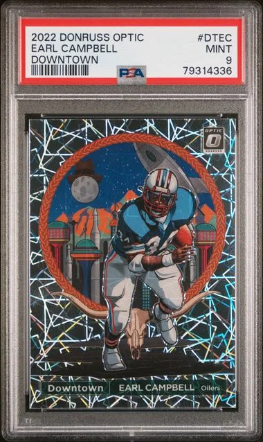 2022 Panini Donruss Optic Earl Campbell Downtown #DTEC card image