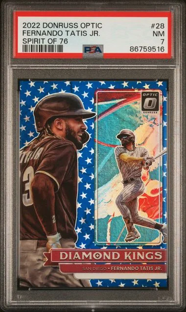 2022 Panini Donruss Optic Fernando Tatis Jr. Spirit Of 76 #28 card image