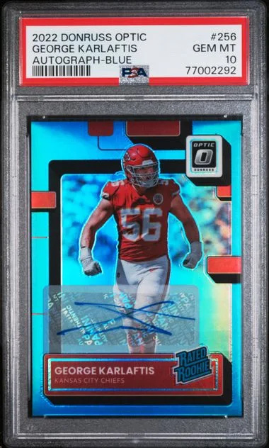 2022 Panini Donruss Optic George Karlaftis #256 card image