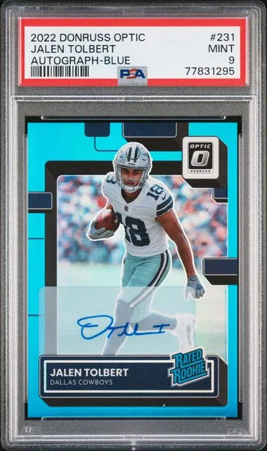 2022 Panini Donruss Optic Jalen Tolbert #231 card image