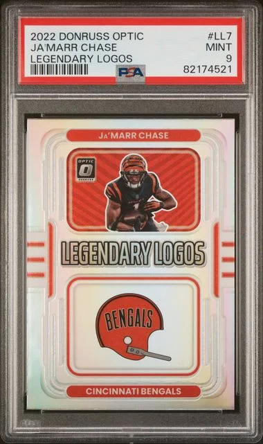 2022 Panini Donruss Optic Ja'Marr Chase Legendary Logos #LL-7 card image