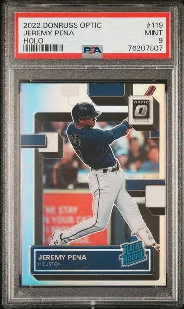 2022 Panini Donruss Optic Jeremy Pena Holo #119 card image