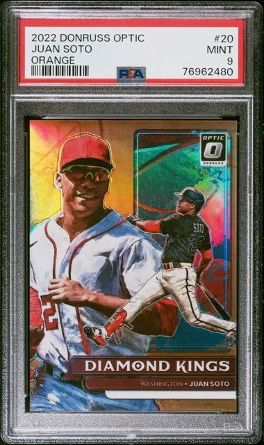 2022 Panini Donruss Optic Juan Soto Orange #20 card image