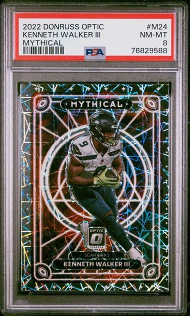 2022 Panini Donruss Optic Kenneth Walker III Mythical #M24 card image