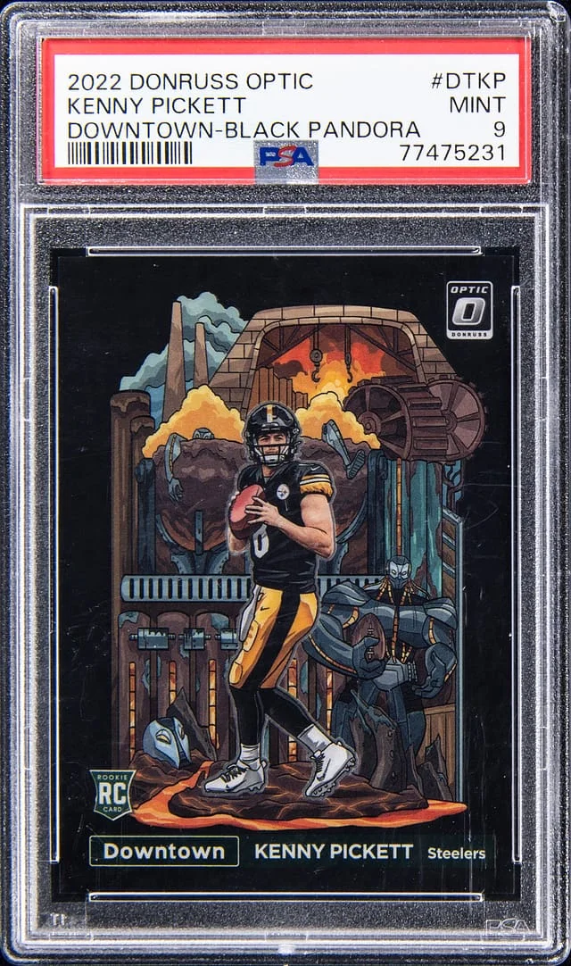 2022 Panini Donruss Optic Kenny Pickett Downtown #DT-KP card image