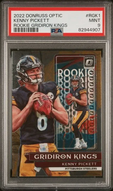 2022 Panini Donruss Optic Kenny Pickett Gridiron Kings #RGK1 card image