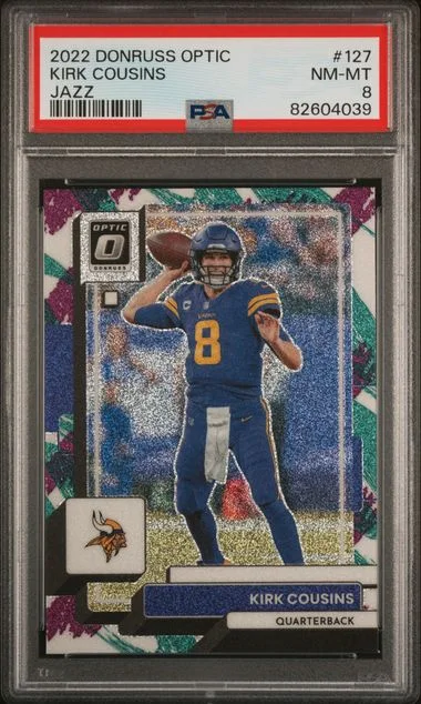 2022 Panini Donruss Optic Kirk Cousins Jazz #127 card image