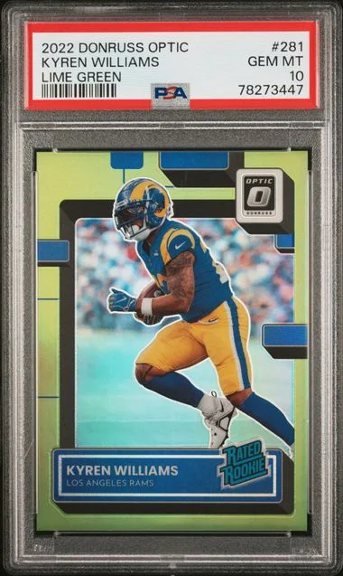 2022 Panini Donruss Optic Kyren Williams #281 card image