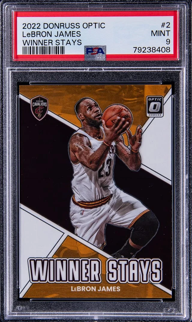 2022 Panini Donruss Optic Lebron James Winner Stays #2 card image
