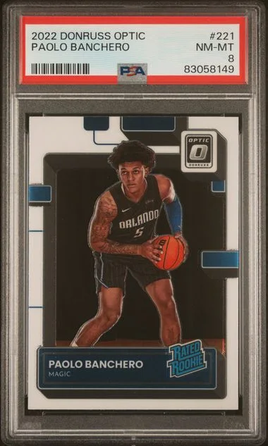 2022 Panini Donruss Optic Paolo Banchero #221 card image