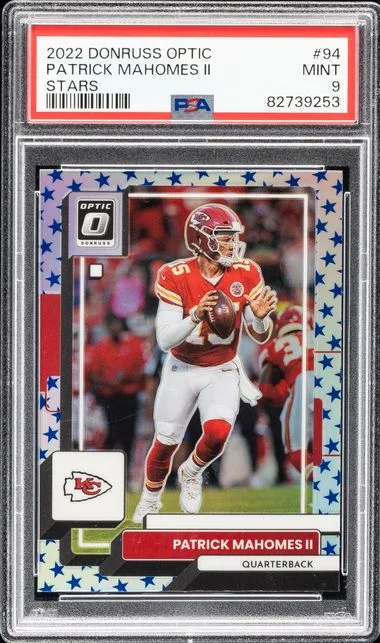 2022 Panini Donruss Optic Patrick Mahomes II Lime Green #94 card image