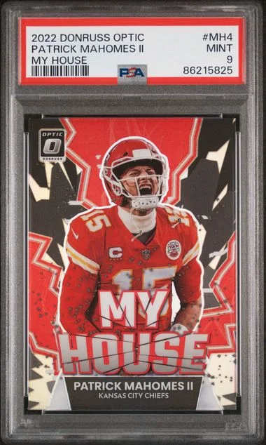 2022 Panini Donruss Optic Patrick Mahomes II My House #MH4 card image