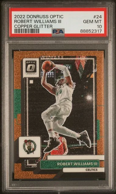 2022 Panini Donruss Optic Robert Williams III Copper Glitter #24 card image