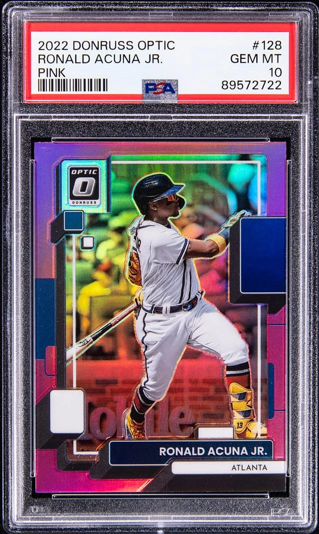 2022 Panini Donruss Optic Ronald Acuna Jr. #128 card image