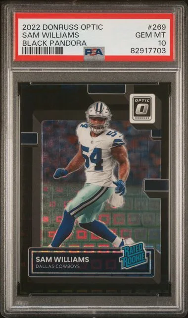 2022 Panini Donruss Optic Sam Williams Black Pandora #269 card image