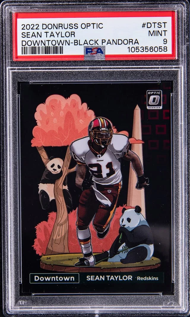 2022 Panini Donruss Optic Sean Taylor Downtown Black Pandora #DT-ST card image