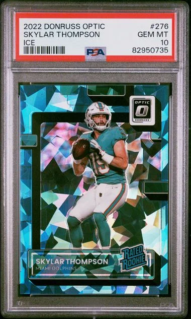 2022 Panini Donruss Optic Skylar Thompson Ice #276 card image