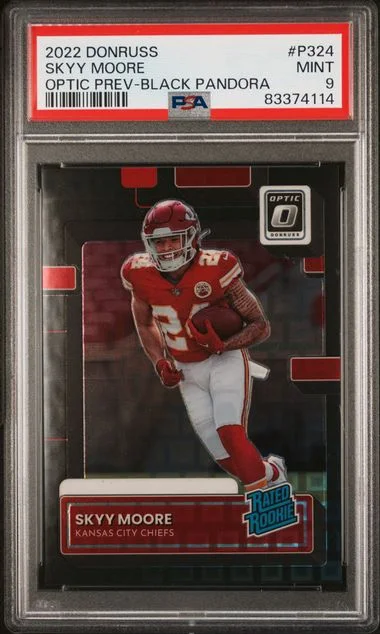 2022 Panini Donruss Optic Skyy Moore Preview-Black Pandora #P324 card image