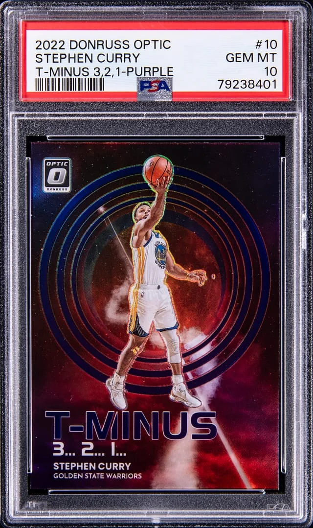 2022 Panini Donruss Optic Stephen Curry Star Gazing Holo #10 card image