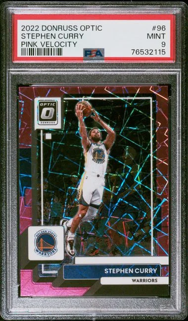2022 Panini Donruss Optic Stephen Curry Orange #96 card image