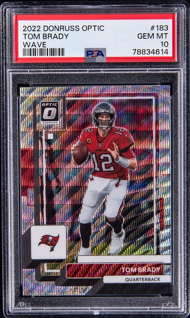 2022 Panini Donruss Optic Tom Brady Wave #183 card image