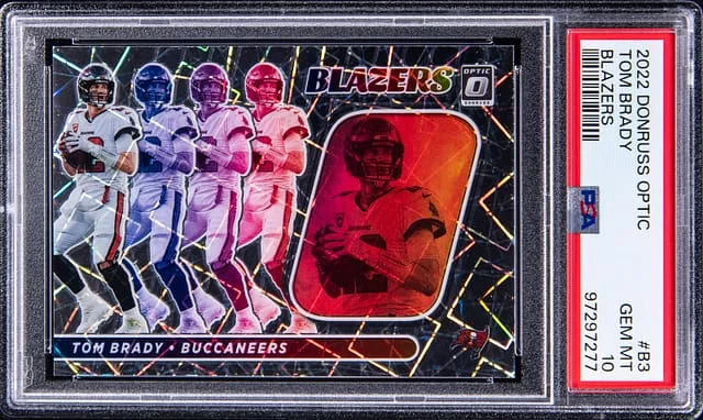 2022 Panini Donruss Optic Tom Brady Blazers #B3 card image