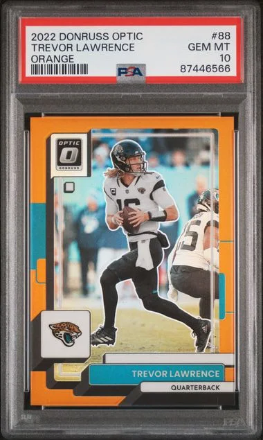 2022 Panini Donruss Optic Trevor Lawrence Jazz #88 card image