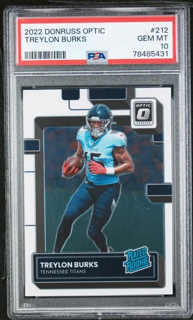 2022 Panini Donruss Optic Treylon Burks #212 card image