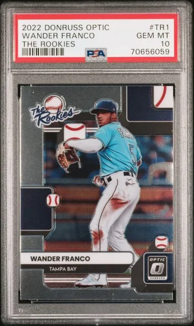 2022 Panini Donruss Optic Wander Franco The Rookies #Tr1 card image