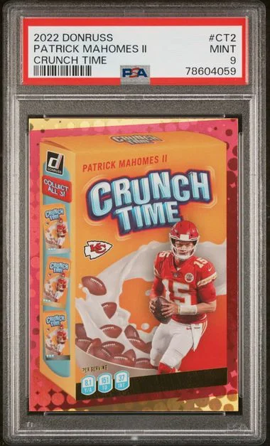 2022 Panini Donruss Patrick Mahomes II Crunch Time #Ct2 card image