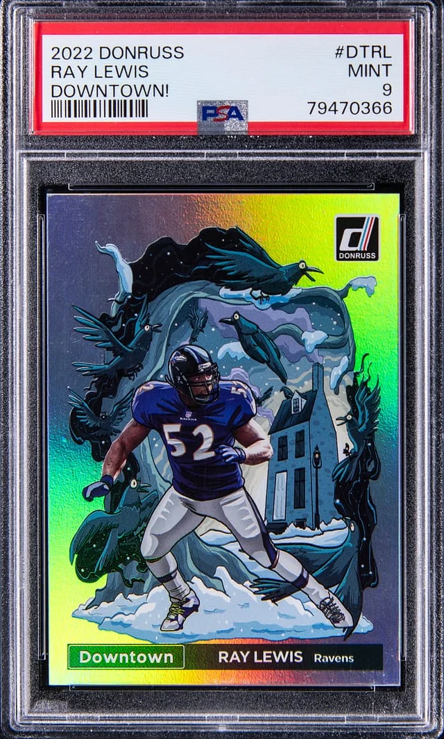 2022 Panini Donruss Ray Lewis Downtown! #DT-RL card image