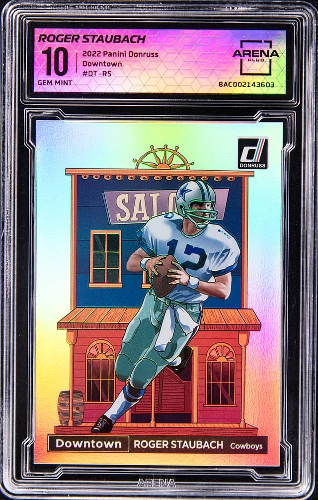 2022 Panini Donruss Roger Staubach - AC Downtown #DT-RS card image