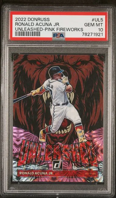 2022 Panini Donruss Ronald Acuna Jr. Unleashed #UL5 card image