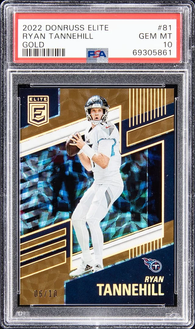 2022 Panini Donruss Ryan Tannehill Elite Gold #81 card image