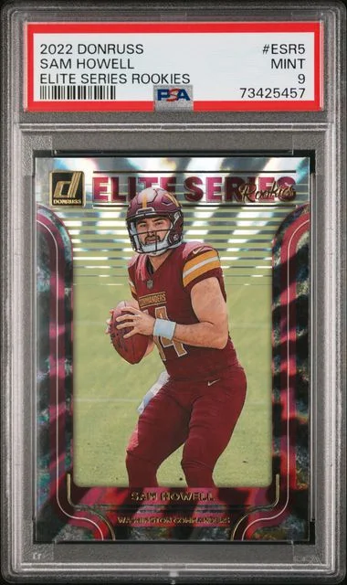 2022 Panini Donruss Sam Howell Elite Series Rookies #ESR-5 card image
