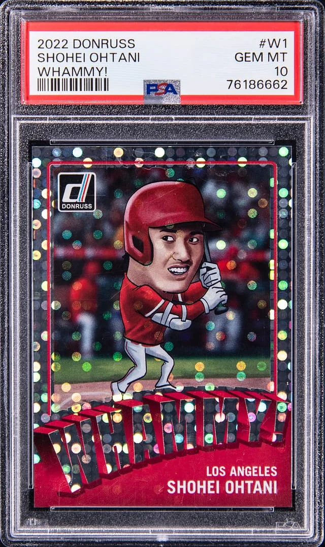 2022 Panini Donruss Shohei Ohtani Whammy! #W1 card image