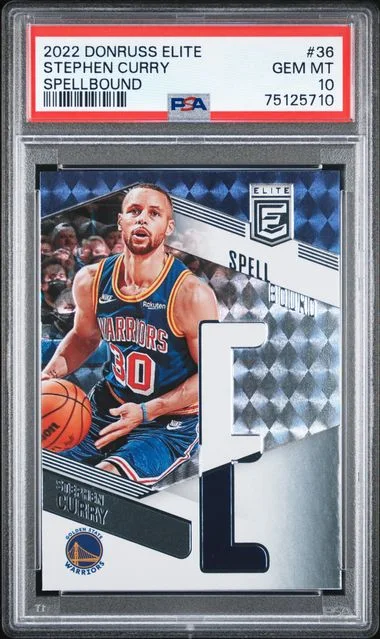 2022 Panini Donruss Stephen Curry Elite Spellbound #36 card image