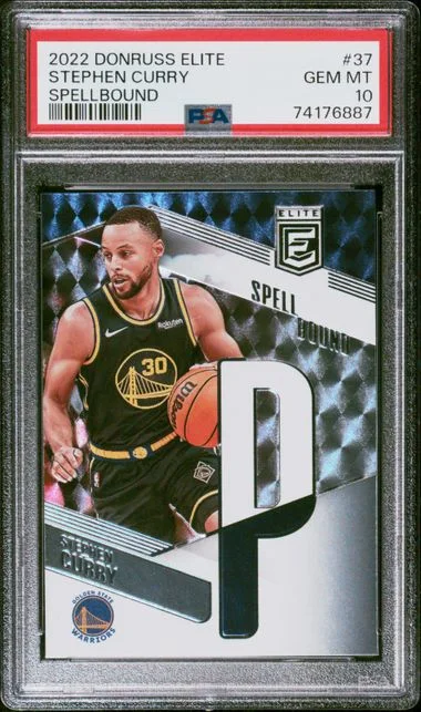2022 Panini Donruss Stephen Curry Elite Spellbound #37 card image