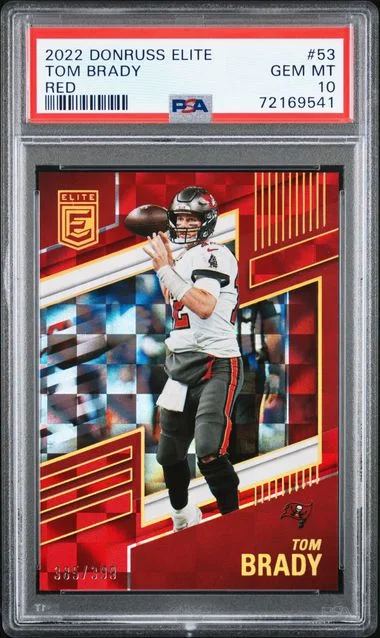 2022 Panini Donruss Tom Brady Elite Red #53 card image