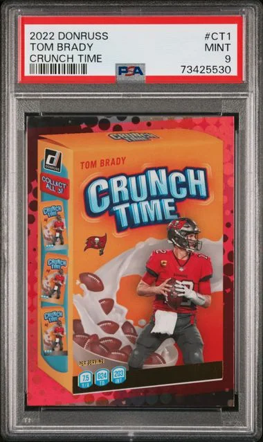 2022 Panini Donruss Tom Brady Crunch Time #CT-1 card image