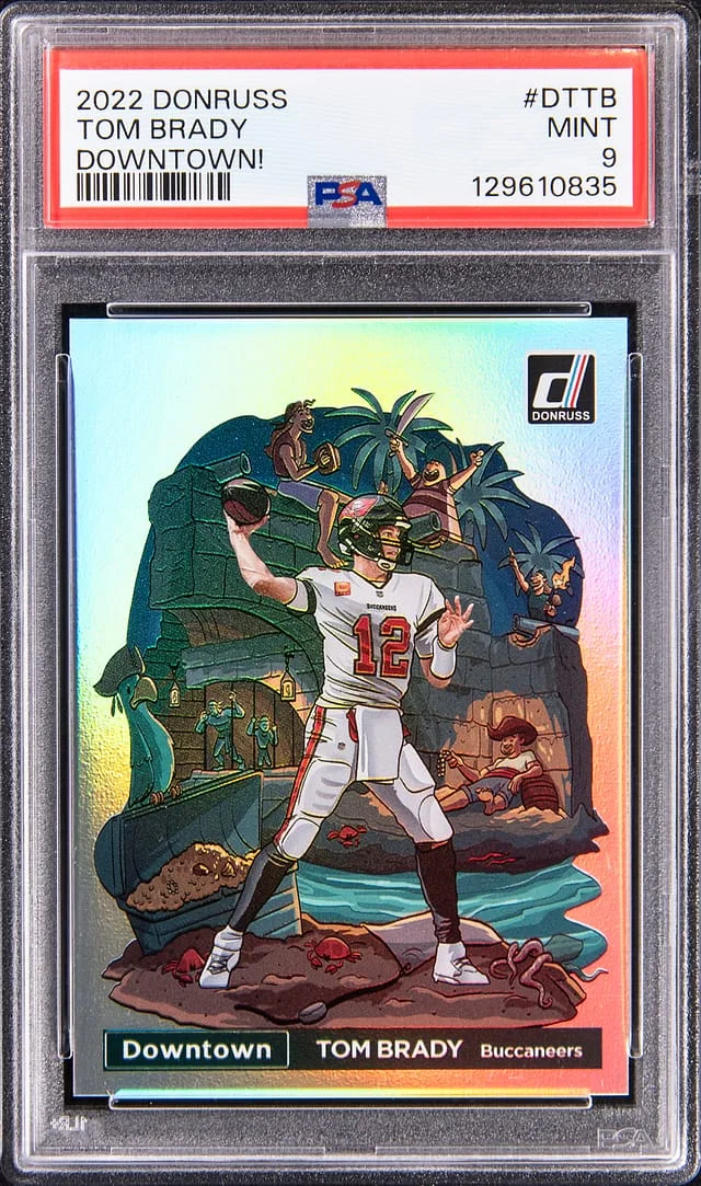 2022 Panini Donruss Tom Brady Downtown! #DTTB card image