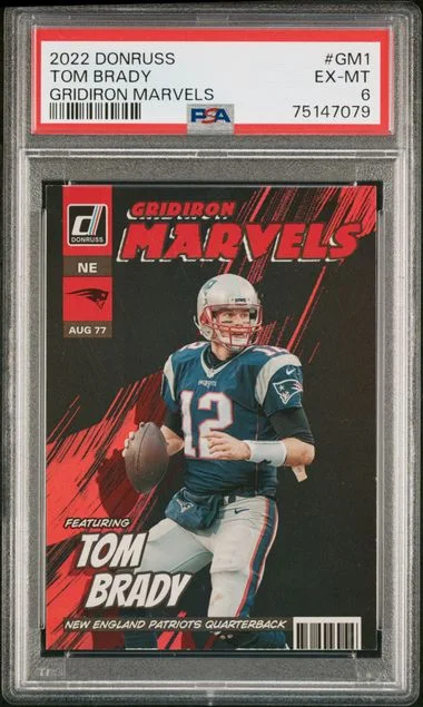 2022 Panini Donruss Tom Brady Gridiron Marvels #GM1 card image