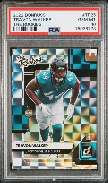 2022 Panini Donruss Travon Walker The Rookies #TR25 card image