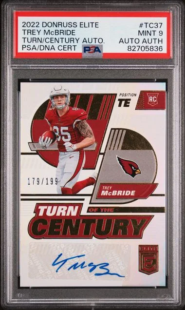 2022 Panini Donruss Trey Mcbride Elite Turn Of The Century Autographs #TC37 card image