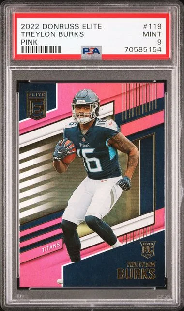 2022 Panini Donruss Treylon Burks Elite #119 card image