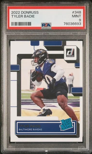 2022 Panini Donruss Tyler Badie #348 card image
