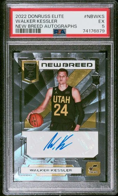 2022 Panini Donruss Walker Kessler Elite New Breed Autographs #NBWKS card image
