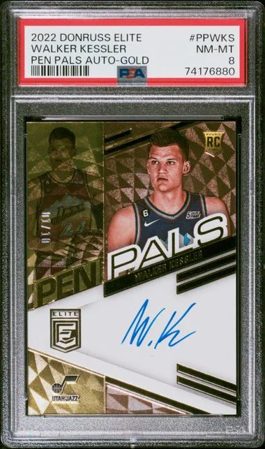 2022 Panini Donruss Walker Kessler Elite Pen Pals Autograph #PPWKS card image