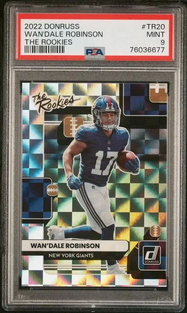 2022 Panini Donruss Wan'Dale Robinson The Rookies #Tr20 card image