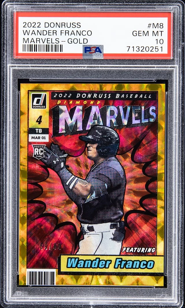 2022 Panini Donruss Wander Franco Marvels Diamond #M-8 card image